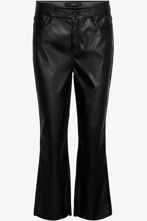 VERO MODA Housut vmStella HR Kick Flare PL Coated Pant