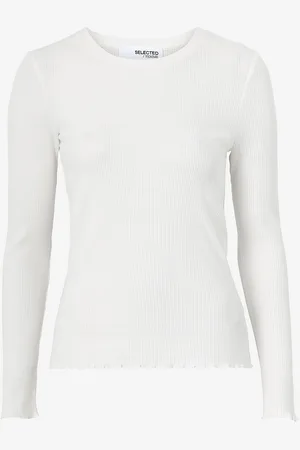 SELECTED Pusero slf Anna LS Crew Neck Tee