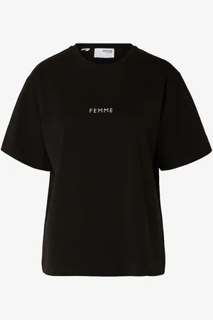 SELECTED T-paita slfLisa Hankie SS O-neck Tee