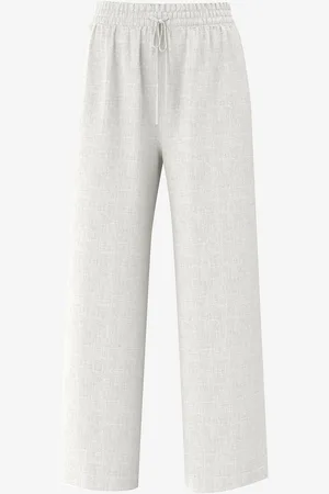 SELECTED Housut slfViva-Gulia HW Long Linen Pant