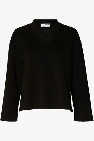 SELECTED Toppi slfIlvetti LS V-neck Top
