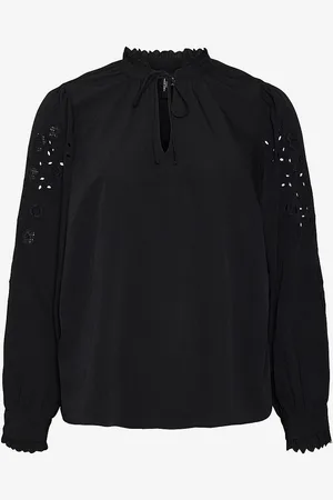VERO MODA Pusero vmcDafne LS Top Wvn Curve