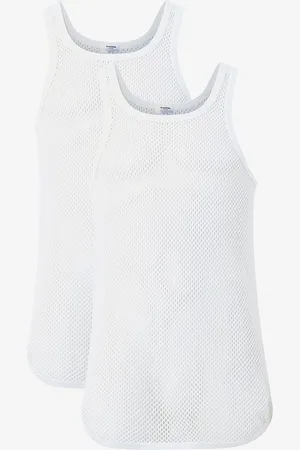 Resteröds Hihattomat paidat Net Singlet Cotton, 2/pakk.