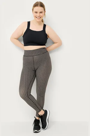 Zizzi Urheilusukkahousut aDaisy 7/8 Tights Aop