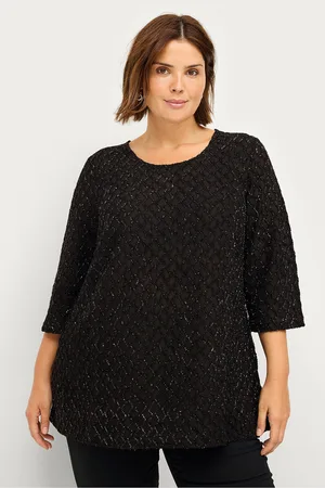 Zizzi Pusero mRose 3/4 Blouse