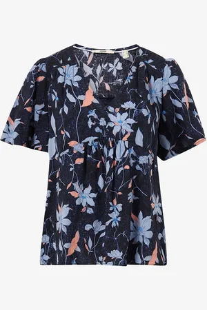 ESPRIT Pusero AOP VN Blouse