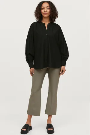 Soaked in Luxury Housut SLKaylee PU Kickflare Pants