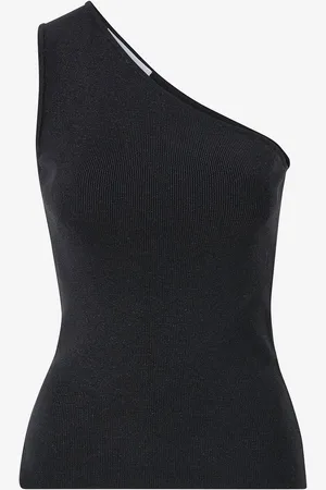 SELECTED Toppi slflUra Lurex One Shoulder Knit Top