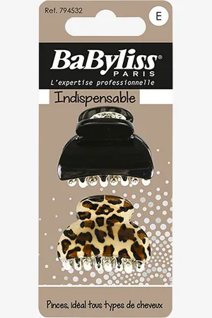 BaByliss Paris Hiusklipsit, kuviolliset, 2 kpl
