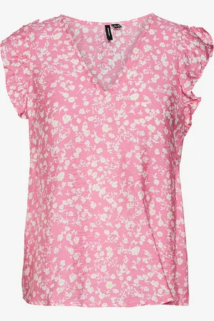 VERO MODA Pusero vmJosie SL V-neck Top Wvn