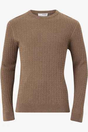 SELECTED Paita slhBerg Cable Crew Neck
