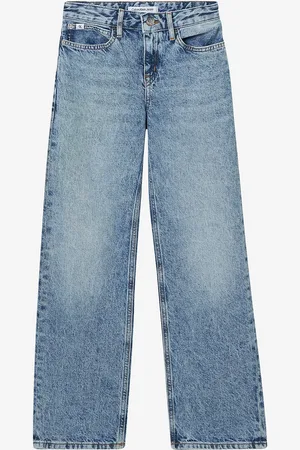 Calvin Klein Farkut Wide Leg Salt Pepper Light