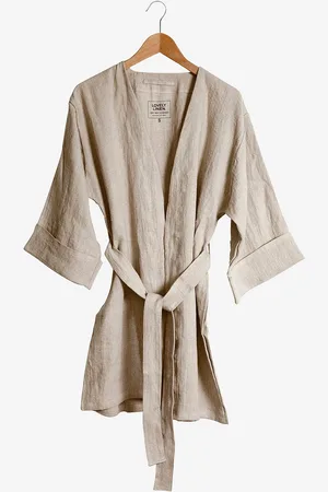 LOVELY LINEN Kimono Lovely Long pestyä pellavaa