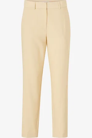SELECTED Housut slfRita-ria MW Cropped Pant Birch