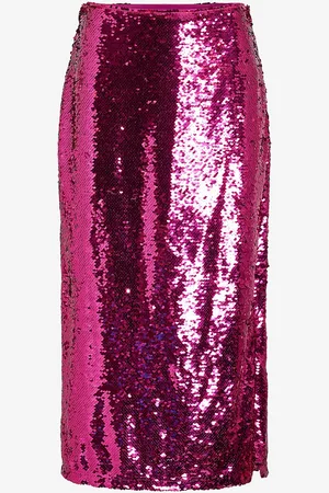 VILA Paljettihame viEtta Midi Sequin Skirt