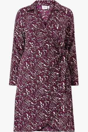 VILA Mekko viMooj L/S Wrap Dress Curve