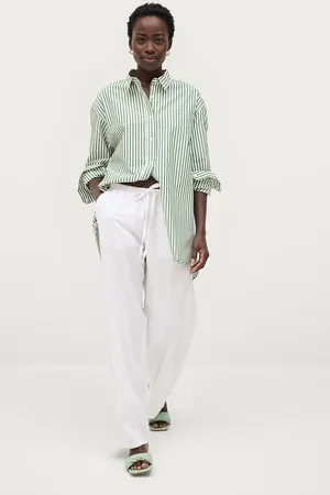 Gina Tricot Housut Dina Linen Trousers