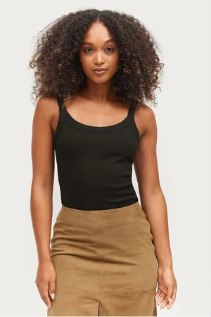 Gina Tricot Aluspaita Basic Rib Singlet