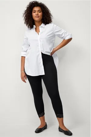 Zizzi Leggingsit Leggings 3/4 Lace