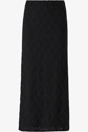 VILA Maxihame viDelea HW Midi Skirt/r/vol/ln