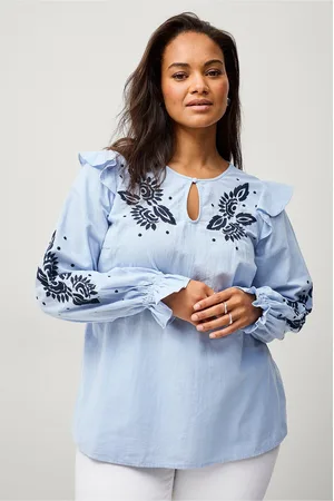 Zizzi Pusero mDonna L/S Blouse
