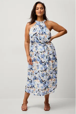 Zizzi Maximekko vBella S/L Midi Dress