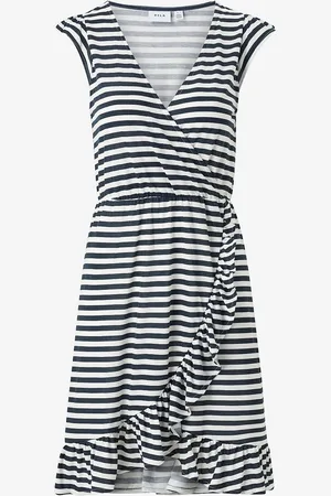 VILA Mekko viMooney S/S Wrap Flounce Dress