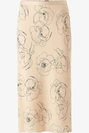 Calvin Klein Hame Recycled Cdc Bias Cut Midi Skirt