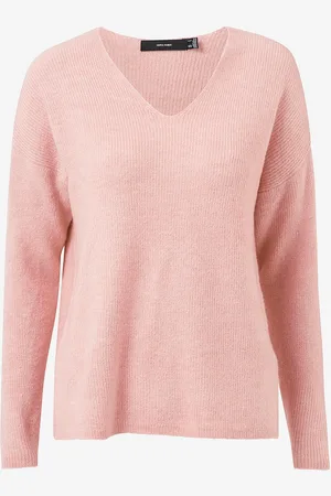 VERO MODA Neulepusero vmCrewlefile LS V-neck Blouse