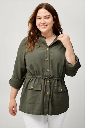 Zizzi Päällyspaita vFeodora L/S Shirt