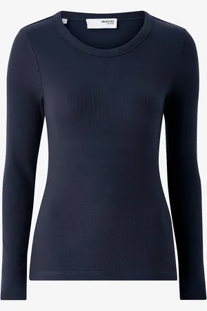 SELECTED Toppi slfDianna LS O-neck Top