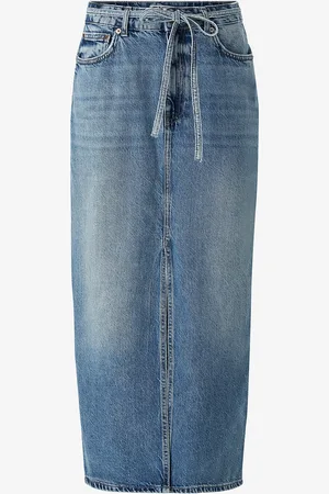 ONLY Farkkuhame onlGianna Belted Midi Skirt Dot Dnm