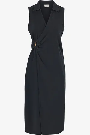 JDY Mekko Palma S/L Midi Wrap Dress Wvn