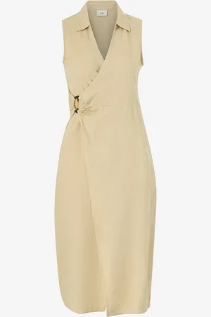 JDY Mekko Palma S/L Midi Wrap Dress Wvn