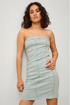 Gina Tricot Farkkumekko Tube Denim Dress