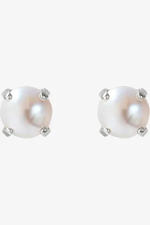 Caroline Svedbom Korvakorut Classic Stud Earring Rhodium