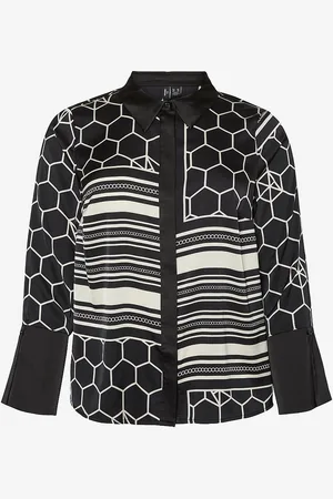 VERO MODA Pusero vmcMalle LS Shirt Wvn Exp Cur