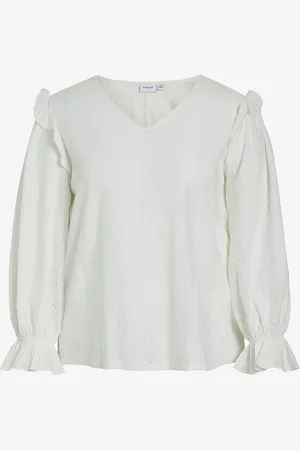 VILA Pusero viaThea V-neck L/S Top/cur