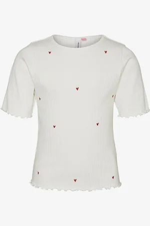VERO MODA Toppi vmLavender Francis Emb SS Top Jrs G