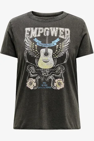 ONLY Toppi carMiko Life Washed SS Reg Tee Jrs