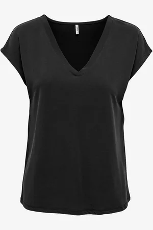 ONLY Toppi onlFree Life S/S Mod V-neck Top Jrs