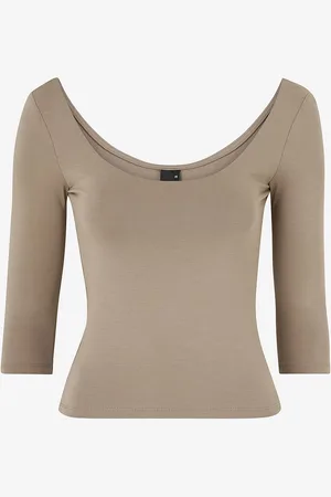 Gina Tricot Toppi Soft Touch Scoop Neck Top