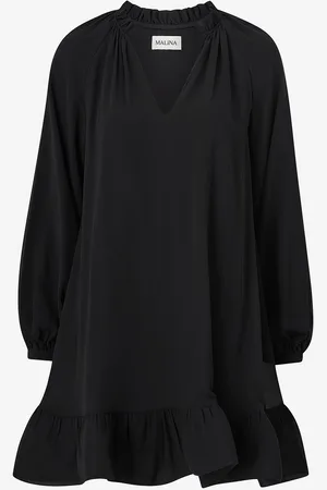 By Malina Mekko Alva Frill Detailed Mini Dress
