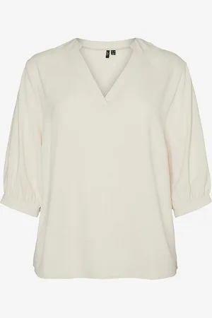 VERO MODA Pusero vmcMye 3/4 Top Wvn Btq GA Cur