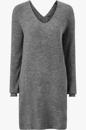 JDY Neulemekko Elanora L/S V-neck Dress Knt