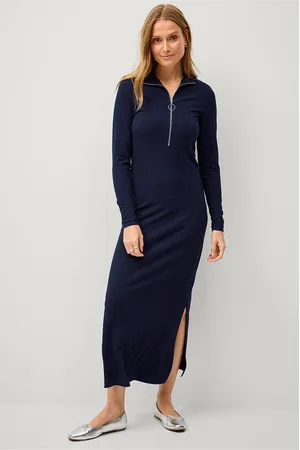 ELLOS Maximekko Saga Ribbed Halfzip