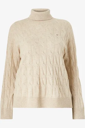 Tommy Hilfiger Paita Crv Soft Wool Cable R-nk Sweater