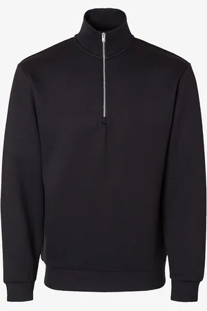 SELECTED Collegepaita slhEmanuel Soft Zip High Neck Sweat