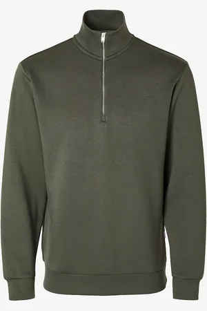 SELECTED Collegepaita slhEmanuel Soft Zip High Neck Sweat