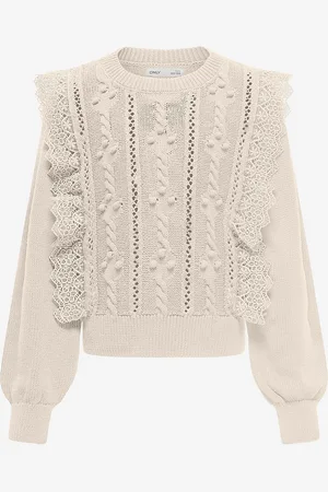 ONLY Paita kogLindy LS Lace O-neck Knt